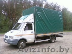 Грузоперевозки по  РБ  IVECO DAILY  2.5т 20м.куб, тент.     - Изображение #1, Объявление #670322