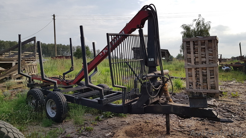 Срочно! Дешево продам или обменяю  с доплатой прицеп лесовоз PATUU 505, 2004 г.в - Изображение #1, Объявление #1631154