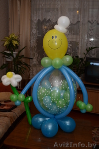 Оформление свадеб и других торжеств в Жлобине, цветы и букеты из воздушных шаров - Изображение #5, Объявление #1064368