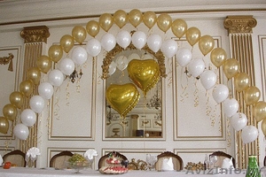 Оформление свадеб и других торжеств в Жлобине, цветы и букеты из воздушных шаров - Изображение #1, Объявление #1064368