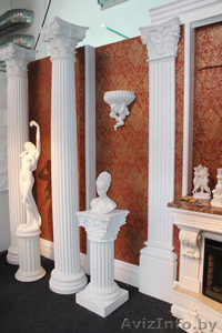 Декоративные штукатурки , лепнина из гипса и полиуретана, фрески