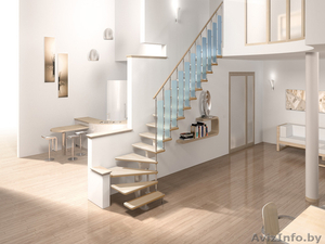 Модульные лестницы на второй этаж для коттеджа в Жлобине - Изображение #2, Объявление #1233509
