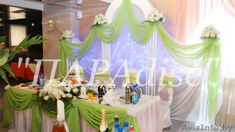 Оформление торжеств воздушными шарами, декоративными тканями и цветами - Изображение #4, Объявление #308885