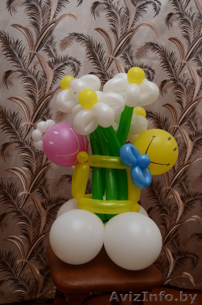 Оформление свадеб и других торжеств в Жлобине, цветы и букеты из воздушных шаров - Изображение #4, Объявление #1064368