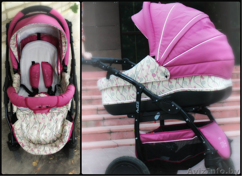 Коляска Verdi Zippy (2в1) для девочки! - Изображение #3, Объявление #1156158