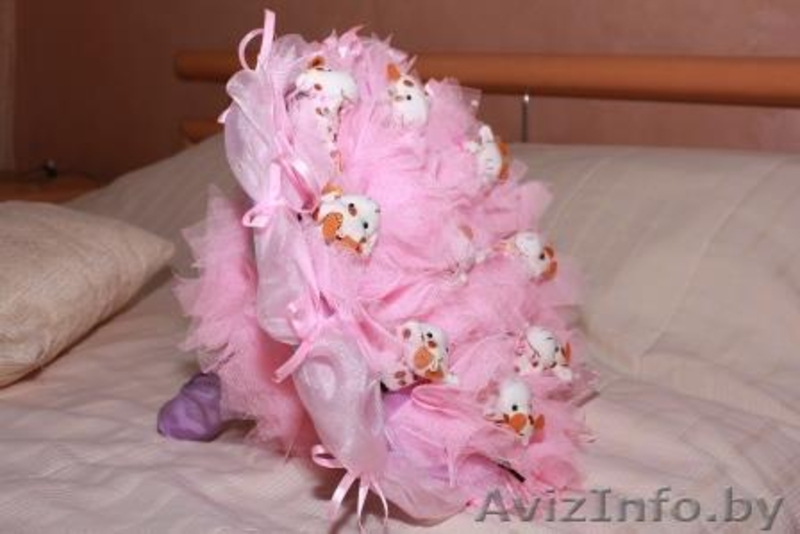 Букеты из мягких игрушек к выписке из Роддома и любому празднику в Жлобине. - Изображение #2, Объявление #1170882