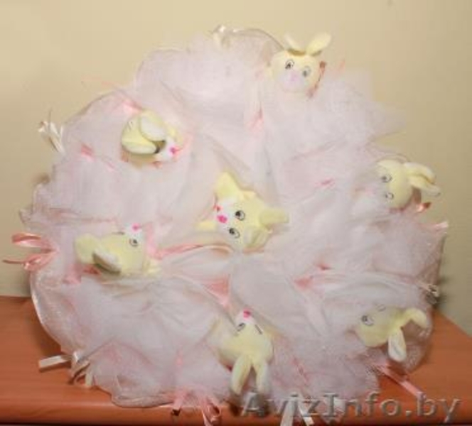 Букеты из мягких игрушек к выписке из Роддома и любому празднику в Жлобине. - Изображение #3, Объявление #1170882