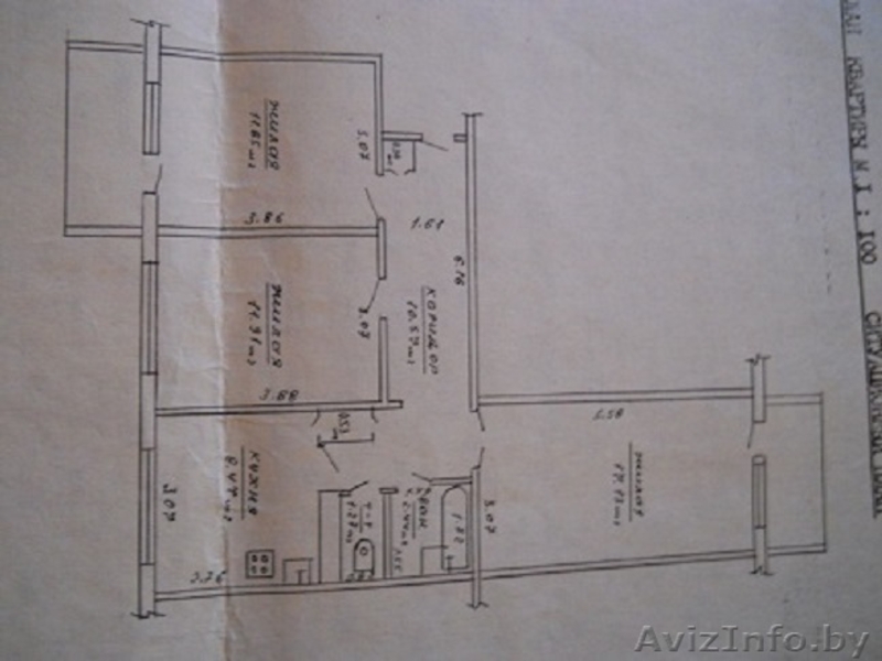 3-х комн. кв-ра в 16 мкр. - Изображение #1, Объявление #1197287